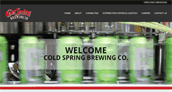 Desktop Screenshot of coldspringbrewery.com